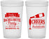 Custom Bachelorette 22 oz Translucent Cups - Cheers | 60052