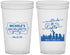 Custom Bachelorette 22 oz Translucent Cups - New York | 60069
