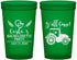 Custom Bachelorette 22 oz Translucent Cups - Tractor Farm | 60070