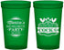 Custom Bachelorette 22 oz Translucent Cups - Epic Night Of Cocktails | 60071