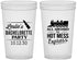 Custom Bachelorette 22 oz Translucent Cups - Hot Mess Express | 60075