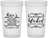Custom Bachelorette 22 oz Translucent Cups - Something Wicked | 60076