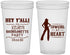 Custom Bachelorette 22 oz Translucent Cups - Cowgirl At Heart | 60079