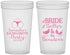 Custom Bachelorette 22 oz Translucent Cups - Brides Bells Boudoir | 60085