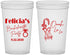 Custom Bachelorette 22 oz Translucent Cups - Paris | 60090