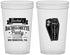 Custom Bachelorette 22 oz Translucent Cups - Rip Single Life | 60096