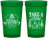 Custom Bachelorette 22 oz Translucent Cups - Camping | 60098