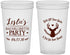 Custom Bachelorette 22 oz Translucent Cups - Deer Heels Boots | 60102