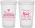 Custom Bachelorette 22 oz Translucent Cups - Raising A Little Hell | 60103
