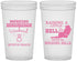 Custom Bachelorette 22 oz Translucent Cups - Raising A Little Hell | 60104