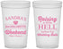 Custom Bachelorette 22 oz Translucent Cups - Raising A Little Hell | 60108