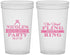 Custom Bachelorette 22 oz Translucent Cups - Final Fling Before The Ring | 60110