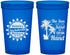 Custom Bachelorette 22 oz Translucent Cups - Sun Sand Drink Hand | 60114