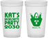 Custom Bachelorette 22 oz Translucent Cups - Beach | 60126