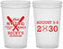 Custom Bachelorette 22 oz Translucent Cups - Last Swing Before Ring | 60127