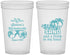 Custom Bachelorette 22 oz Translucent Cups - Sun Sand Drink Hand | 60134