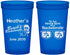 Custom Bachelorette 22 oz Translucent Cups - Beach | 60135