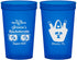 Custom Bachelorette 22 oz Translucent Cups - Beach Sun Never Sets | 60136