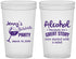 Custom Bachelorette 22 oz Translucent Cups - Alcohol | 60138