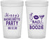 Custom Bachelorette 22 oz Translucent Cups - Bad And Boozie | 60156