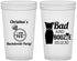 Custom Bachelorette 22 oz Translucent Cups - Bad And Boozie | 60157