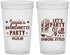 Custom Bachelorette 22 oz Translucent Cups - Cowgirl Boots | 60163