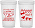 Custom Bachelorette 22 oz Translucent Cups - Pool Party | 60167
