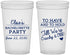 Custom Bachelorette 22 oz Translucent Cups - To Have And To Hold | 60168