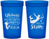 Custom Bachelorette 22 oz Translucent Cups - Mermaid | 60175