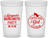 Custom Bachelorette 22 oz Translucent Cups - Official Girl Code | 60176