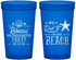 Custom Bachelorette 22 oz Translucent Cups - Beach | 60183