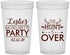 Custom Bachelorette 22 oz Translucent Cups - The Hunt Is Over | 60184