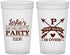Custom Bachelorette 22 oz Translucent Cups - The Hunt Is Over | 60186