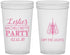Custom Bachelorette 22 oz Translucent Cups - Lights | 60188