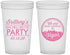 Custom Bachelorette 22 oz Translucent Cups - Las Vegas | 60190