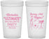 Custom Bachelorette 22 oz Translucent Cups - Raising Hell In Vegas | 60196
