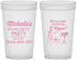Custom Bachelorette 22 oz Translucent Cups - Las Vegas | 60199