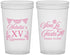 Custom Quinceanera 22 oz Translucent Cups - Viva La Fiesta Quince | 70008