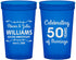 Custom Anniversary 22 oz Translucent Cups - 50 Years Of Marriage | 80017
