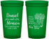 Custom Anniversary 22 oz Translucent Cups - 25th Wedding | 80022