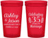 Custom Anniversary 22 oz Translucent Cups - 35 Years Of Marriage | 80024
