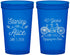 Custom Anniversary 22 oz Translucent Cups - Cheers To 40 Years | 80025