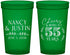 Custom Anniversary 22 oz Translucent Cups - Cheers To 55 Years | 80038