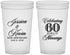Custom Anniversary 22 oz Translucent Cups - 60 Years Of Marriage | 80039