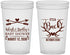 Custom Baby Shower 22 oz Translucent Cups - It’s A Buck Antler | 90000