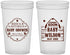 Custom Baby Shower 22 oz Translucent Cups - Gender Reveal Buck Or Doe | 90002