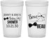 Custom Baby Shower 22 oz Translucent Cups - Gender Reveal Bow Or Beau | 90004