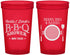 Custom Baby Shower 22 oz Translucent Cups - Beers Bbq Babies | 90007