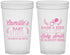 Custom Baby Shower 22 oz Translucent Cups - Raise A Beer | 90008