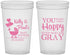 Custom Baby Shower 22 oz Translucent Cups - You Make Me Happy | 90010